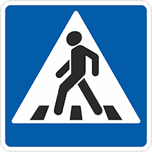 Дорожный знак «Пешеходный переход»