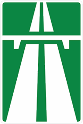 Дорожный знак «Автомагистраль»