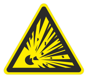 Знак «Взрывоопасно»
