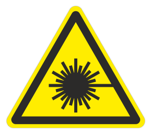 Знак «Опасно. Лазерное излучение»
