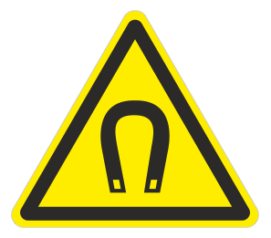 Знак «Внимание. Магнитное поле»