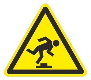 Знак «Осторожно. Малозаметное препятствие»