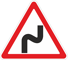 Знак «Опасные повороты»