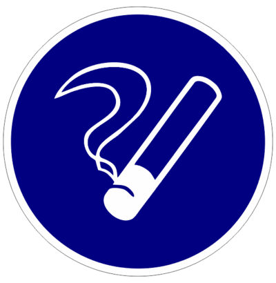 Знак «Курить здесь»