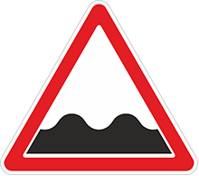 Знак «Неровная дорога»