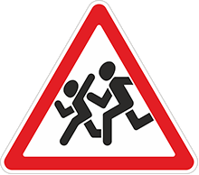 Знак «Дети»