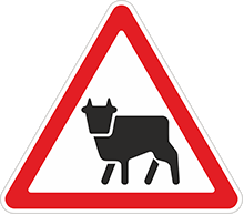 Знак «Перегон скота»