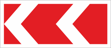 Знак «Направление поворота налево»
