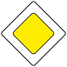 Дорожный знак «Главная дорога»