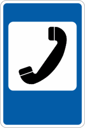 Дорожный знак «Телефон»