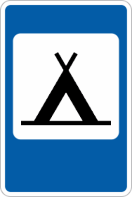 Дорожный знак «Кемпинг»