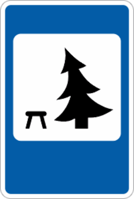 Дорожный знак «Место отдыха»